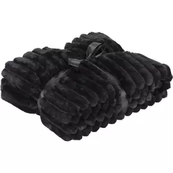 Koc żakardowy Callie szary, 130 x 150 cm